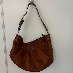 Coach Brown Leather Hobo Bag